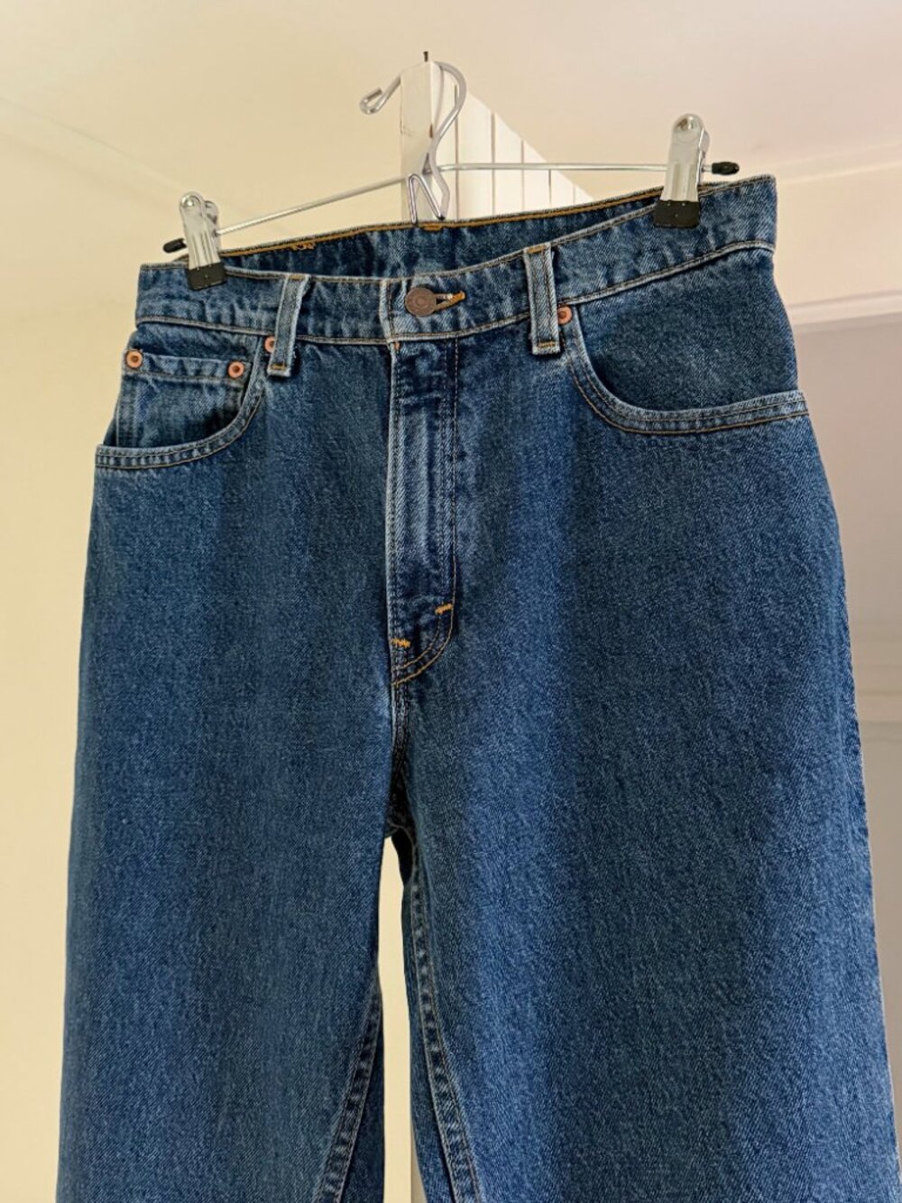 Levi's 505 Vintage '95 Regular Fit Straight Leg Jeans Size 9 MED - Picture 8 of 11